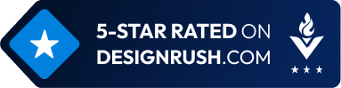 5-Star Rated on DesignRush.com